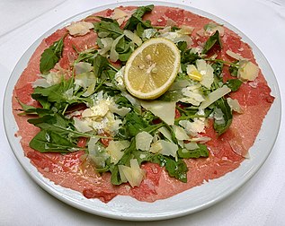 Un carpaccio de bœuf. (définition réelle 3 718 × 2 954)