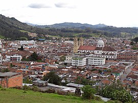 Blick auf Chiquinquirá