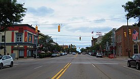 Downtown Clare along Bus. US 10 /  127