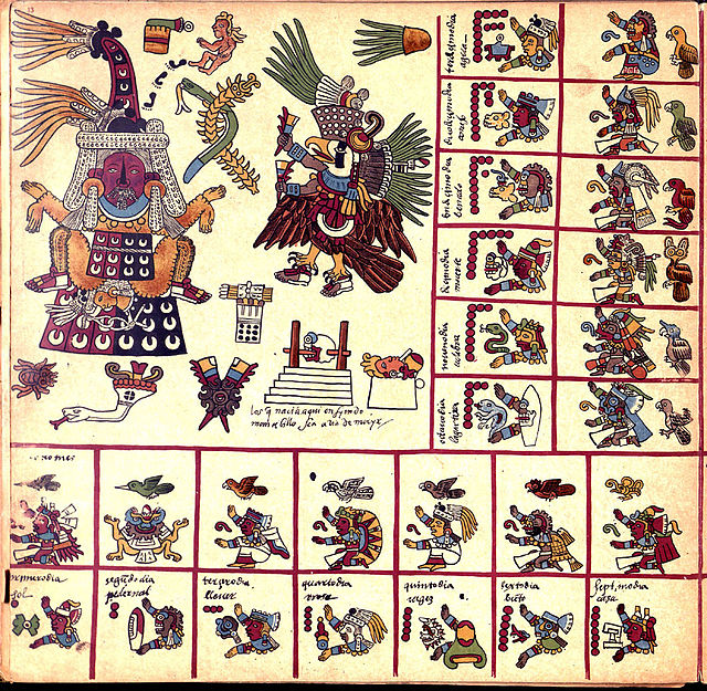 Page 13 du Codex Borbonicus