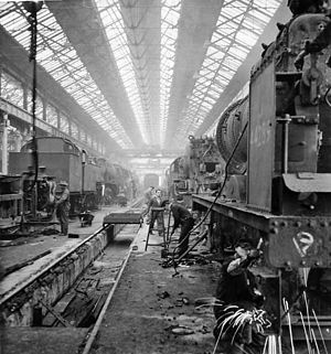 LMS Derby Works in 1960