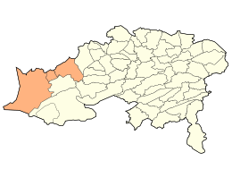 Distretto di Djezzar – Mappa