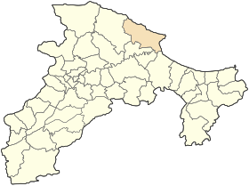 Localisation de Béjaïa
