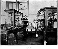 Polytechnic Institute Electrostatic Laboratory 1903-1904 Electrostatic Laboratory of the Polytechnic Institute.jpg