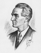 Eric Temple Bell sketch in 1931