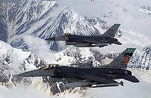 F-16Cs of the 180th Fighter Wing flying over Alaska, 2006 F-16Cs 180th FW Ohio ANG over Alaska 2006.JPEG