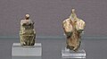 Figurillas femeninas en piedra y arcilla pintada, Halaf Tardío, Tell Arpachiyah. Museo Británico.
