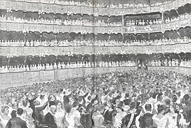 Función de gala en el Teatro Real