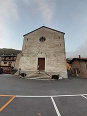 Vista da gêxa de Sant'Antugnin (Cravaüna)