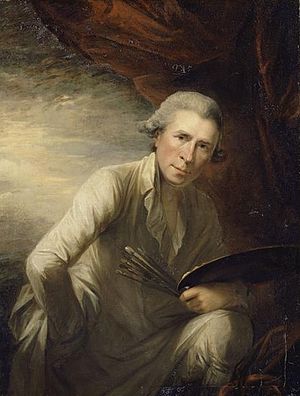 Self-portrait of George Romney who lived at 5 ...