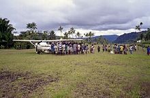 Rural airstrip at Haia, Eastern Highlands Province Haia airstrip.jpg