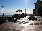 Hearst Castle looking west