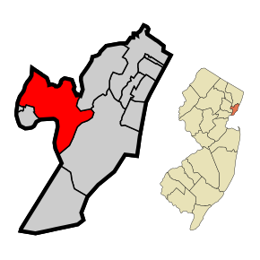 Kart over Kearny (New Jersey)