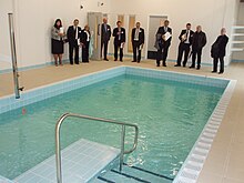 Opening of the new Hydrotherapy Pool, Manchester Royal Infirmary, 2009 Hydrotherapy Pool.jpg