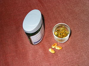 Kalaöljy kapseleita Fish oil capsules