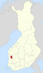 Location of Kankaanpää in فن لینڈ