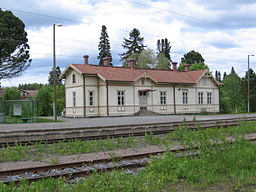 Jernbanestationen i Karkku.