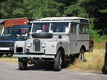 The Land Rover Series I, introduced in 1948. Land Rover Series 1 HT.jpg