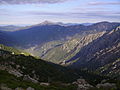 La vallée du Cruzzini depuis le GR 20.