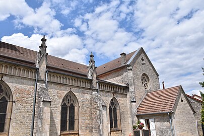 Partie sud de l'église.