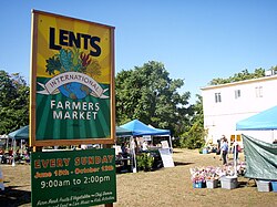 Lents Farmers' Market, at 92nd and Foster