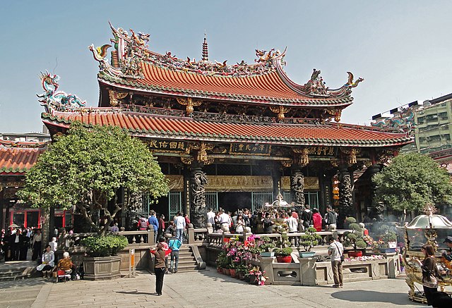 Longshan Temple in Wanhua, Taipei.