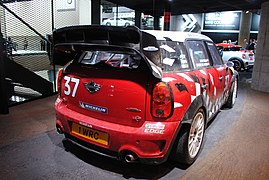 Záď Mini JCW WRC Daniho Sorda na Frankfurt Motor Show 2011