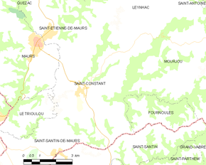 Poziția localității Sainte-Marie