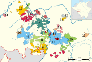 Map of the Oberämter of the Electoral Palatinate (1789) - Numbered.svg
