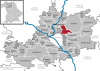 Lage der Gemeinde Memmelsdorf im Landkreis Bamberg