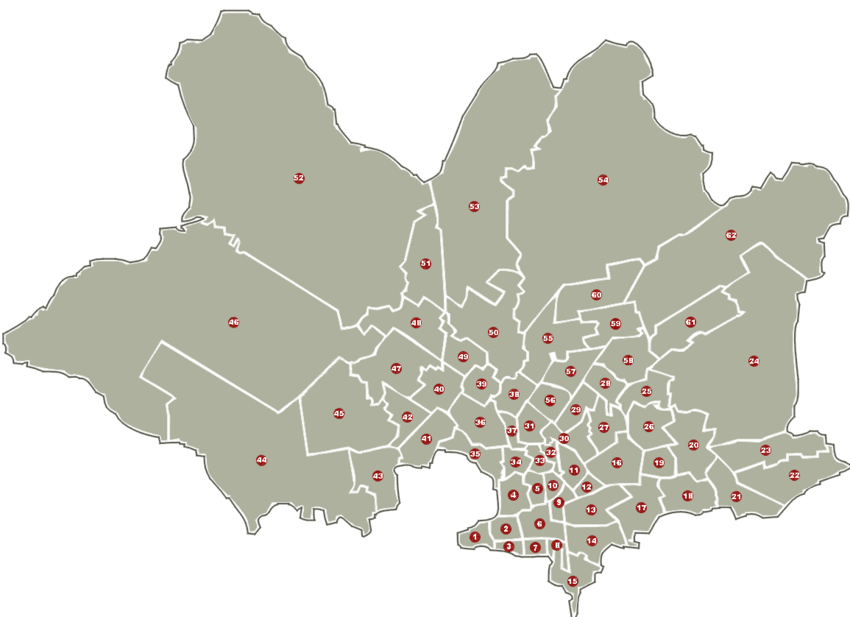 Carte de Montevideo.