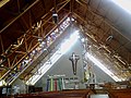 La nouvelle église de Locminé : vue intérieure, la nef.