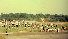 1977 photo of Morgan State University Marching Band Morgan State University Marching Band 1977.jpg