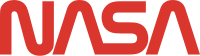 NASA-logo, kjent som «the worm», i bruk 1975–1992 og 2020–
