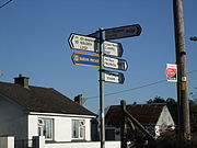 Fingerpost in New Inn, County Tipperary