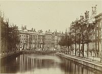 Pohled na Gouden Bocht, Herengracht, asi 1860