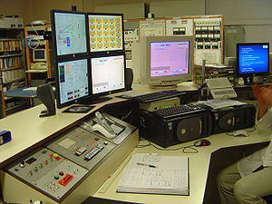 2005 image of the control panel of the synchro...