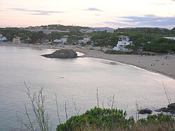 The beach of La Fosca