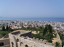 View of Patras from the fortress Patras from the fortress.jpg