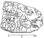 Drawing of the Saint-Bélec slab