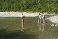 Bagno nel Trebbia