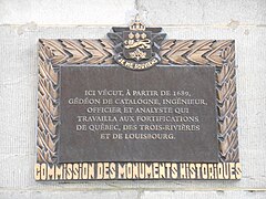 Plaque, rue Saint-Vincent