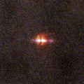 Proplyd 110-3035 in the Orion Nebula (captured by the Hubble Space Telescope).jpg