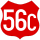 RO Roadsign 56C.svg