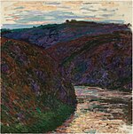 "Ravin de la Creuse" (1889) de Claude Monet (W1227)