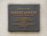 Official plaque at birthplace