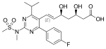 Rosuvastatin structure.svg