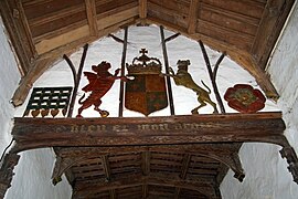 Arms of Henry VIII, in Rushbrooke Church, Suffolk