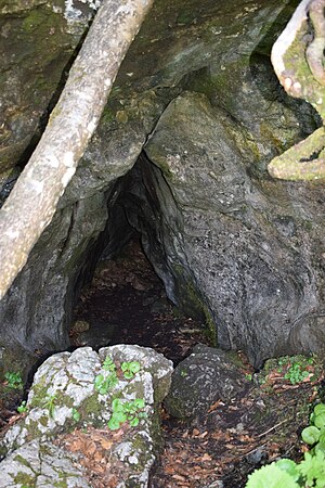 Eingang der Schlüssellochhöhle