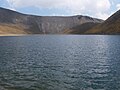 Lago del Sol (Sluneční jezero), větší z kráterových jezer